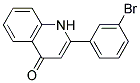 2-(3-BROMO-PHENYL)-1H-QUINOLIN-4-ONE 结构式