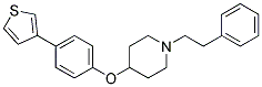 1-(2-PHENYLETHYL)-4-[4-(3-THIENYL)PHENOXY]PIPERIDINE 结构式