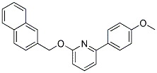 2-(4-METHOXYPHENYL)-6-(2-NAPHTHYLMETHOXY)PYRIDINE 结构式