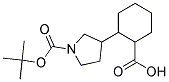 2-(1-(TERT-BUTOXYCARBONYL)PYRROLIDIN-3-YL)CYCLOHEXANECARBOXYLIC ACID 结构式