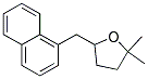 2,2-DIMETHYL-5-NAPHTHALEN-1-YLMETHYL-TETRAHYDRO-FURAN 结构式
