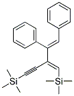 (1E,3Z)-(2-Phenyl-5-trimethylsilanyl-3-trimethylsilanylmethylene-pent-1-en-4-ynyl)benzene 结构式