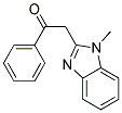 2-(1-METHYL-1H-BENZIMIDAZOL-2-YL)-1-PHENYLETHANONE 结构式