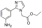 [2-(3-AMINO-PHENYL)-IMIDAZOL-1-YL]-ACETIC ACID ETHYL ESTER 结构式