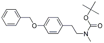 [2-(4-BENZYLOXY-PHENYL)-ETHYL]-METHYL-CARBAMIC ACID TERT-BUTYL ESTER 结构式