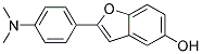 2-(4-DIMETHYLAMINO-PHENYL)-BENZOFURAN-5-OL 结构式