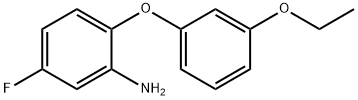 2-(3-ETHOXYPHENOXY)-5-FLUOROANILINE 结构式