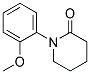 1-(2-METHOXY-PHENYL)-PIPERIDIN-2-ONE 结构式