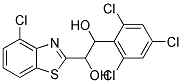 1-(4-CHLOROBENZOTHIAZOLYL)-2-(1,3,5-TRICHLOROPHEN-6-YL) ETHYLENE GLYCOL 结构式