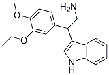 2-(3-ETHOXY-4-METHOXYPHENYL)-2-(1H-INDOL-3-YL)ETHANAMINE 结构式