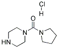 1-(PYRROLIDIN-1-YLCARBONYL)PIPERAZINE HYDROCHLORIDE 结构式