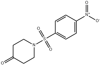 1-(4-硝基苯磺酰基)哌啶-4-酮 结构式