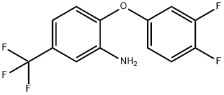 2-(3,4-DIFLUOROPHENOXY)-5-(TRIFLUOROMETHYL)ANILINE 结构式