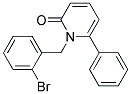 1-(2-BROMOBENZYL)-6-PHENYLPYRIDIN-2(1H)-ONE 结构式