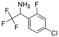 1-(4-CHLORO-2-FLUORO-PHENYL)-2,2,2-TRIFLUORO-ETHYLAMINE 结构式