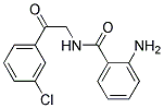 2-AMINO-N-[2-(3-CHLORO-PHENYL)-2-OXO-ETHYL]-BENZAMIDE 结构式