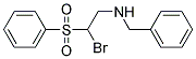 (2-Benzenesulfonyl-2-bromo-ethyl)-benzyl-amine 结构式