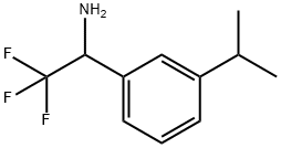 2,2,2-TRIFLUORO-1-(3-ISOPROPYL-PHENYL)-ETHYLAMINE 结构式