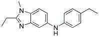 (2-Ethyl-1-methyl-1H-benzoimidazol-5-yl)-(4-ethyl-phenyl)-amine 结构式