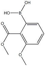 2-METHOXYCARBONYL-3-METHOXYLPHENYLBORONIC ACID 结构式