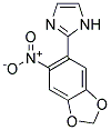 2-(6-NITRO-BENZO[1,3]DIOXOL-5-YL)-1H-IMIDAZOLE 结构式