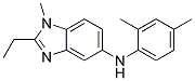 (2,4-DIMETHYL-PHENYL)-(2-ETHYL-1-METHYL-1H-BENZOIMIDAZOL-5-YL)-AMINE 结构式