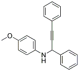 (1,3-DIPHENYL-PROP-2-YNYL)-(4-METHOXY-PHENYL)-AMINE 结构式