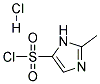 2-METHYL-1H-IMIDAZOLE-5-SULFONYL CHLORIDE HYDROCHLORIDE 结构式