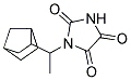 1-(1-BICYCLO[2.2.1]HEPT-2-YLETHYL)IMIDAZOLIDINE-2,4,5-TRIONE 结构式