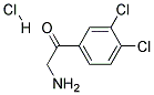 2-AMINO-3',4'-DICHLOROACETOPHENONE HYDROCHLORIDE 结构式