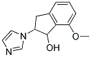 2-IMIDAZOL-1-YL-7-METHOXY-INDAN-1-OL 结构式