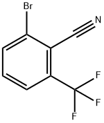 2-溴-6-三氟甲基苯腈 结构式