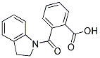 2-(2,3-DIHYDRO-INDOLE-1-CARBONYL)-BENZOIC ACID 结构式