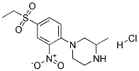 1-(4-(Ethylsulfonyl)-2-nitrophenyl)-3-methylpiperazinehydrochloride