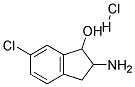 2-AMINO-6-CHLORO-INDAN-1-OL HYDROCHLORIDE 结构式