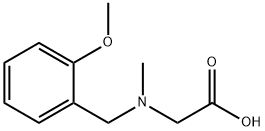 N-(2-甲氧基苄基)-N-甲基甘氨酸 结构式