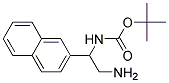 (2-AMINO-1-NAPHTHALEN-2-YL-ETHYL)-CARBAMIC ACID TERT-BUTYL ESTER 结构式