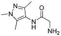 2-AMINO-N-(1,3,5-TRIMETHYL-1H-PYRAZOL-4-YL)ACETAMIDE 结构式