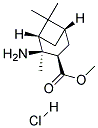 (1S,2S,3R,5S)-2-AMINO-2,6,6-TRIMETHYL-BICYCLO[3.1.1]HEPTANE-3-CARBOXYLIC ACID METHYL ESTER HYDROCHLORIDE 结构式