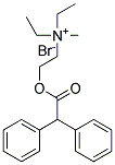 [2-(diphenylacetoxy)ethyl]diethylmethylammonium bromide 结构式
