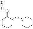 2-(1-Piperidinylmethyl)cyclohexanone HCl  结构式
