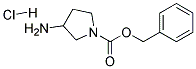 3-氨基-N-CBZ-吡咯烷盐酸盐 结构式