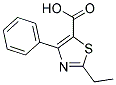 2-Ethyl-4-Phenyl-5-Thiazole-Carboxylic Acid 结构式