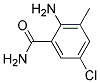 5-氯-3-甲基-2-氨基苯甲酰胺 结构式