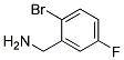 2-Bromo-5-Fluorobenzylamine 结构式