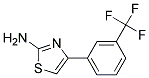 2-Amino-4-[3-(trifluoromethyl)phenyl]-1,3-thiazole 结构式