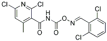(2,6-dichloro-4-methylpyridin-3-yl){[({[(2,6-dichlorophenyl)methylene]amino}oxy)carbonyl]amino}methanone 结构式