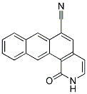 1-oxo-1,2-dihydronaphtho[2,3-h]isoquinoline-6-carbonitrile 结构式