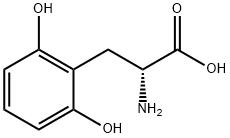 2,6-DIHYDROXY-D-PHENYLALANINE 结构式