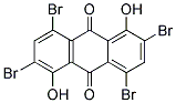 2,4,6,8-tetrabromo-1,5-dihydroxyanthracene-9,10-dione 结构式